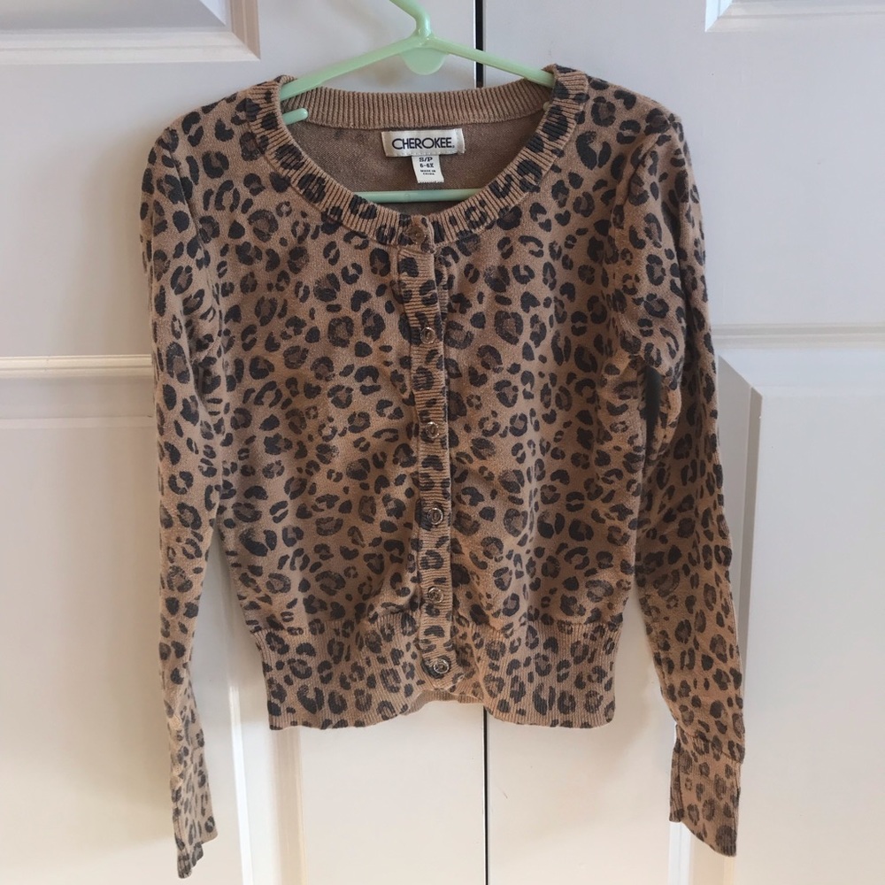 Animal Print Cardigan